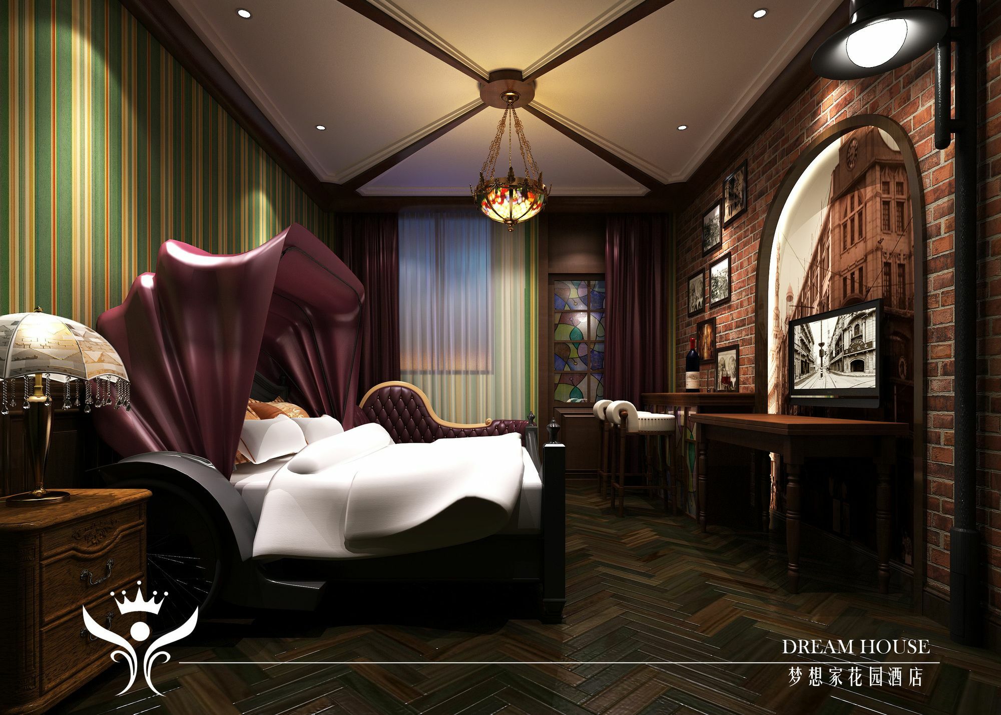 Dreamhouse Theme Hotel เซี่ยงไฮ้ ภายนอก รูปภาพ