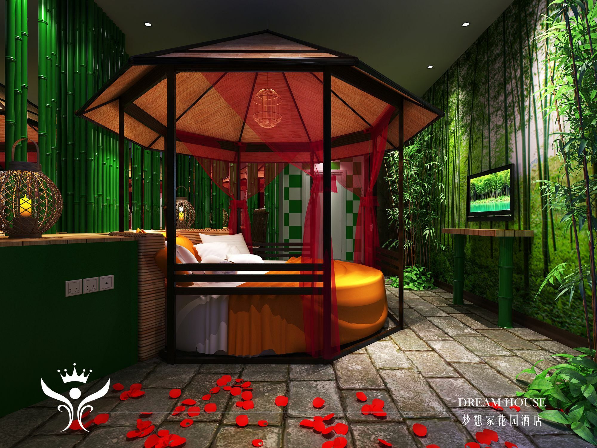 Dreamhouse Theme Hotel เซี่ยงไฮ้ ภายนอก รูปภาพ