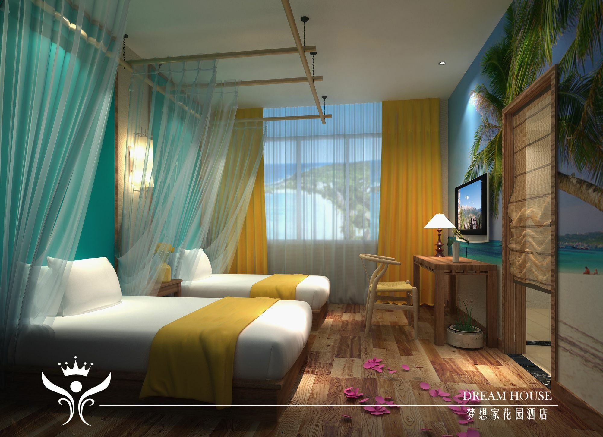 Dreamhouse Theme Hotel เซี่ยงไฮ้ ภายนอก รูปภาพ