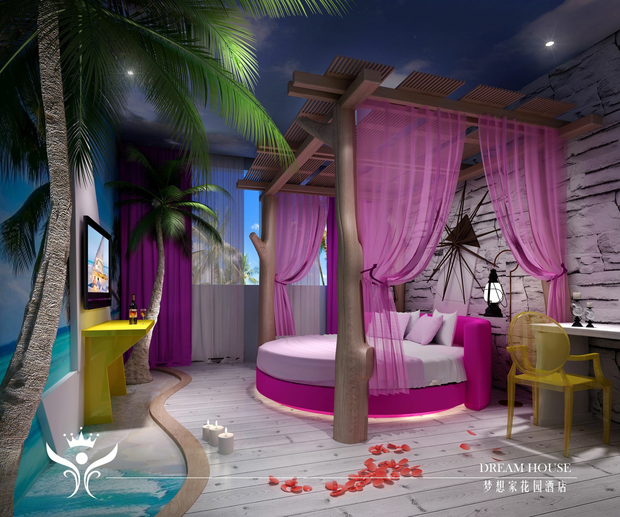 Dreamhouse Theme Hotel เซี่ยงไฮ้ ภายนอก รูปภาพ