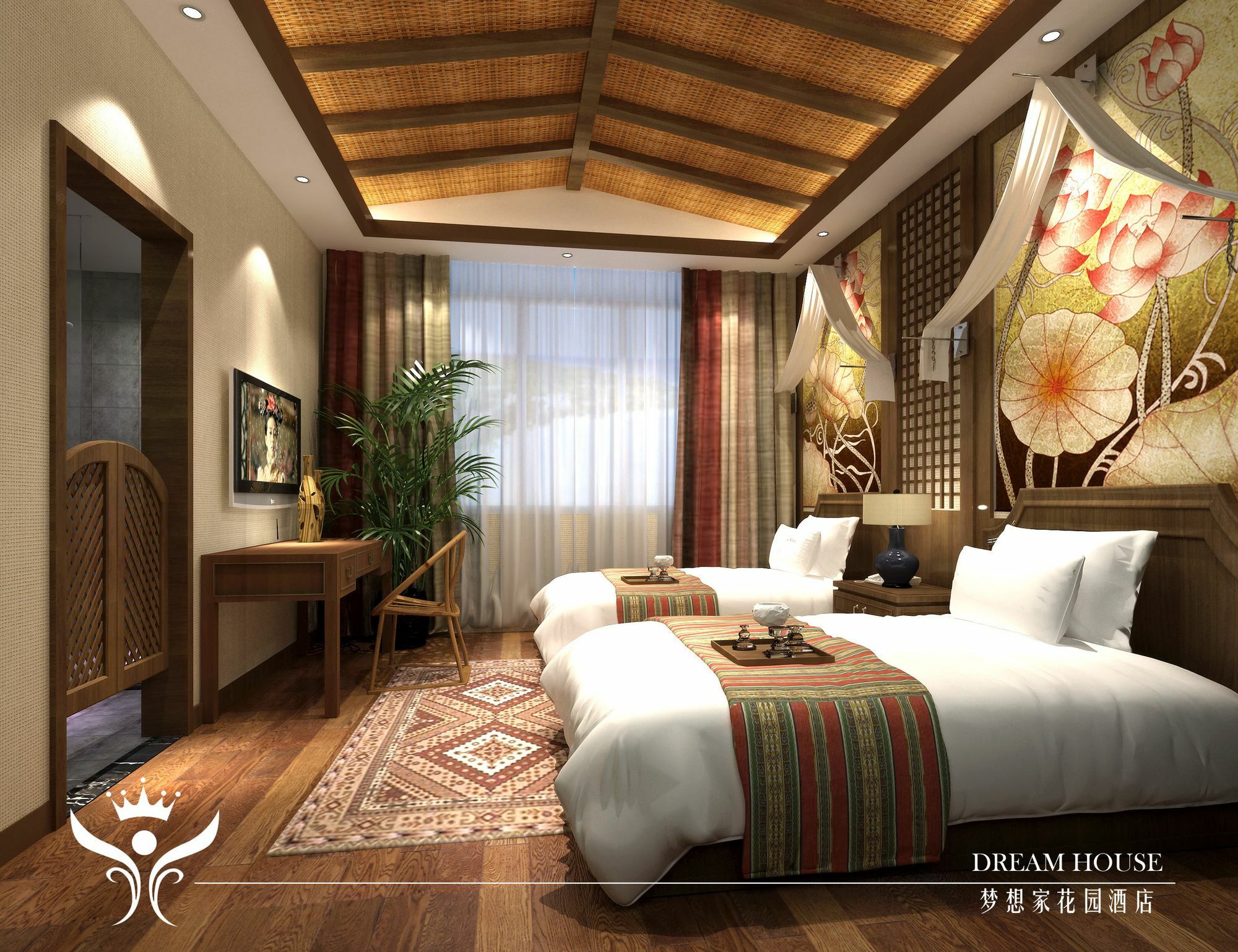 Dreamhouse Theme Hotel เซี่ยงไฮ้ ภายนอก รูปภาพ