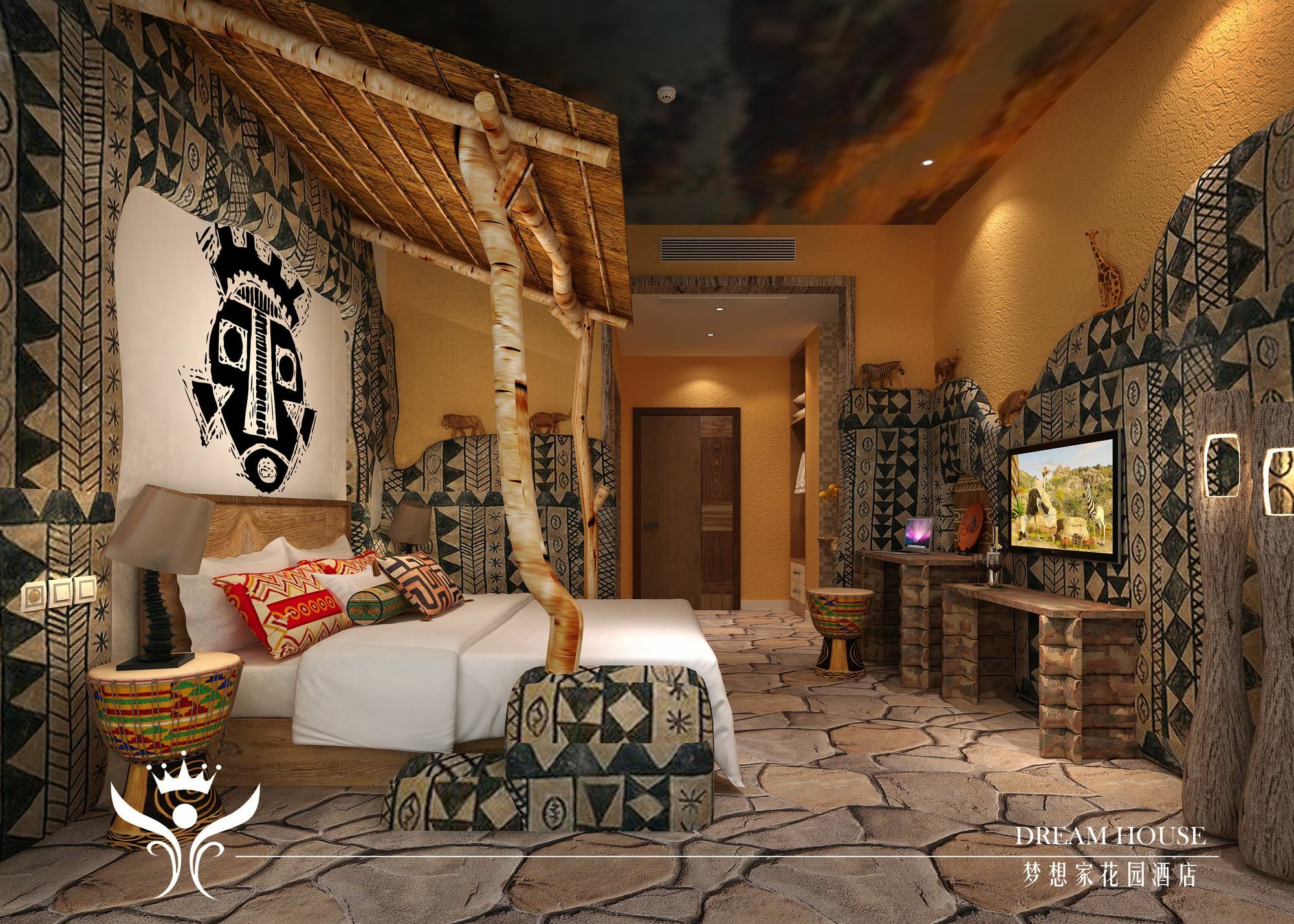 Dreamhouse Theme Hotel เซี่ยงไฮ้ ภายนอก รูปภาพ